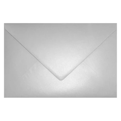 Abbildung von Netuno 250 Briefumschläge Perlmutt Silber DIN C5 162x 229 mm 120g Aster Metallic Silver silberne Umschläge groß schick edel Briefkuverts schön für Einladungs Karten Hochzeit Geburtstag Weihnachten