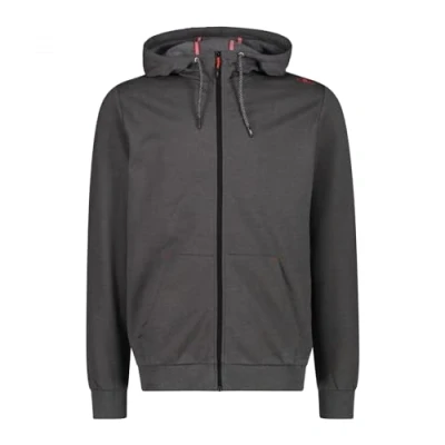 Abbildung von CMP Herrenjacke mit fester Kapuze, Anthrazit Mel., 50