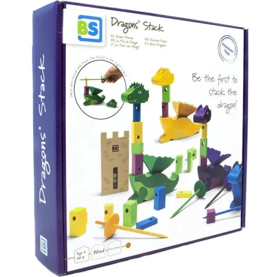 Abbildung von BS Toys Empilement DE Dragons Baukästen &amp; Konstruktionsspielzeug für Kinder, Größe: One Size, Multi coloured