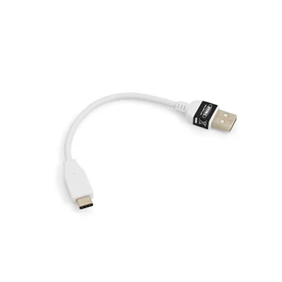 Abbildung von System S USB 3.1 Typ C zu 2.0 A Datenkabel Ladekabel Adapter Kabel für Type Geräte 10 cm in weiß