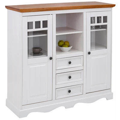 Abbildung von Home affaire Highboard &quot;Melissa&quot;, Breite 132 cm