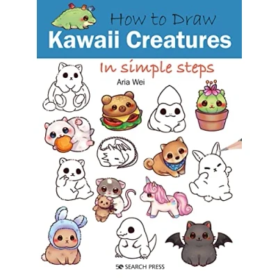 Abbildung von How to Draw Kawaii Creatures in Simple Steps