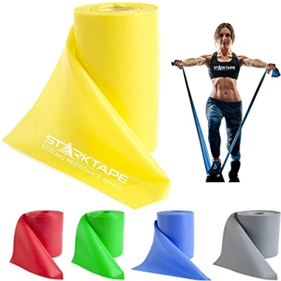 Abbildung von Starktape fitnessbänder Resistance Bands widerstandsbänder Gymnastikband fitnessband. Perfekt für Heimtraining, Physiotherapie, Krafttraining, Yoga, Pilates, Gym