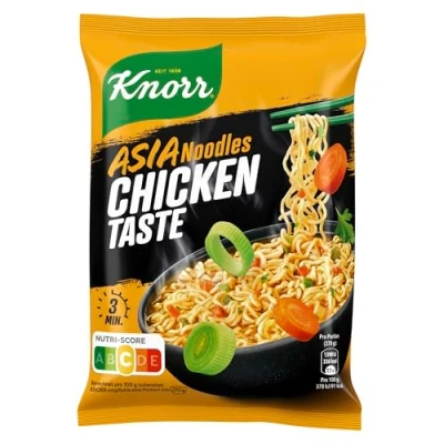 Abbildung von Knorr Instant Nudeln Chicken Taste schneller Asia Snack fertig in nur 3 Minuten 11x 70 g