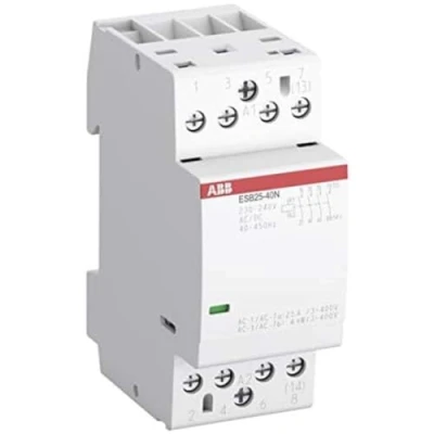 Abbildung von ABB ESB40 40N 01 ESB Leistungsschütz / 24 V Spule, 4 polig Schließer 30 A, Sicherheit