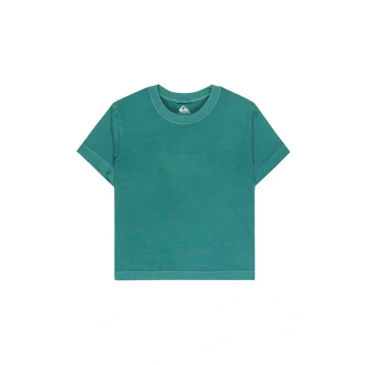 Abbildung von Quiksilver Essential Tshirt basic, Damen, Größe: Large, Deep sea