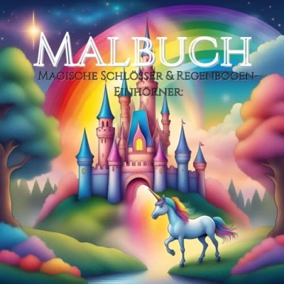 Abbildung von Magische Schlösser &amp; Regenbogen Einhörner: Ein Zauberhaftes Ausmalbuch für Kinder: Fantastische Abenteuer zum Ausmalen Entdecke eine Welt voller Märchenschlösser, Regenbögen und magischer Einhörner!