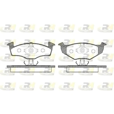 Abbildung von ROADHOUSE 2609.00 Bremsbelagsatz Vorderachse mit Klebefolie Zubehör, Feder VOLKSWAGEN: GOLF 3, 2, 3 Variant