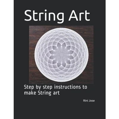 Abbildung von String Art: step by instructions to make art