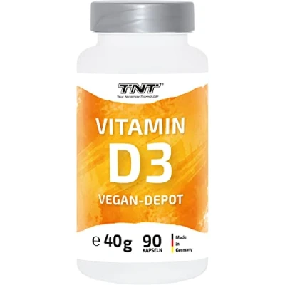 Abbildung von TNT (True Nutrition Technology) Vitamin D3 (Vegan Depot) 5600 IU (140μg) Kapseln, 90,00 St., 40 g