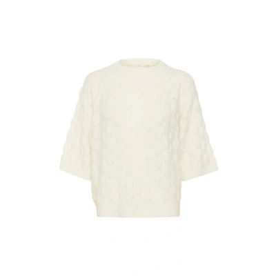 Abbildung von Kaffe Malene Strickpullover, Damen, Größe: Large, Chalk