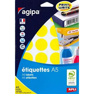 Abbildung von APLI 101358 Packung mit 240 Mehrzwecktabletten gelb Ø 30 mm