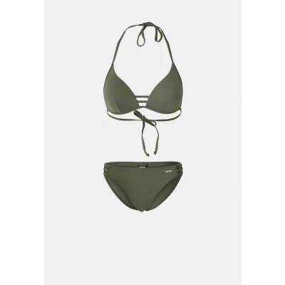 Abbildung von Bruno Banani Triangle Alexa SET Bikini, Damen, Größe: 40xC, Oliv