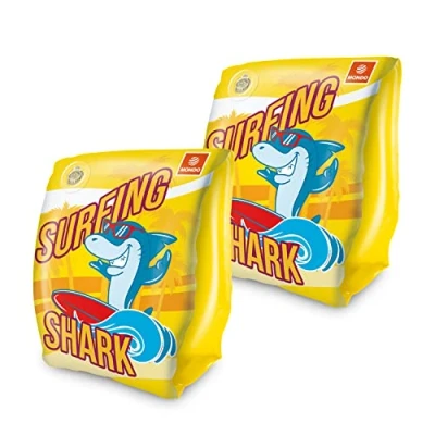 Abbildung von Mondo Toys SURFING SHARK Arm Bands Sicherheitsarmlehnen für Kinder Material PVC geeignet von 2 bis 6 Jahren mit Gewicht 20 kg 16919