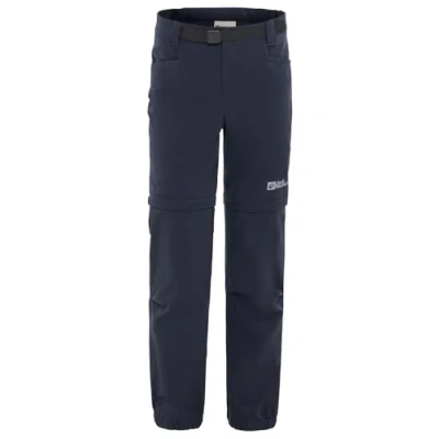Abbildung von Jack Wolfskin Active ZIP OFF Pants Unisex 2IN1 Outdoor Shorts für Kinder, Größe: 140, Night blue
