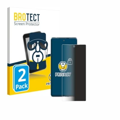 Abbildung von BROTECT (2 Stück Anti Spy Blickschutzfolie für HTC U24 Pro Privacy Screen Protector [Displayschutz Folie, Sichtschutz, Blaulichtfilter]