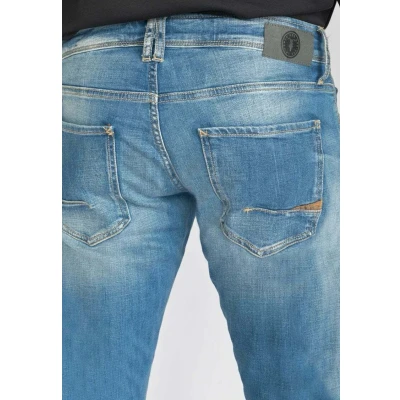 Abbildung von Le Temps Des Cerises Stretch 700/11 Jeans Slim Fit, Herren, Größe: 31, Bleu