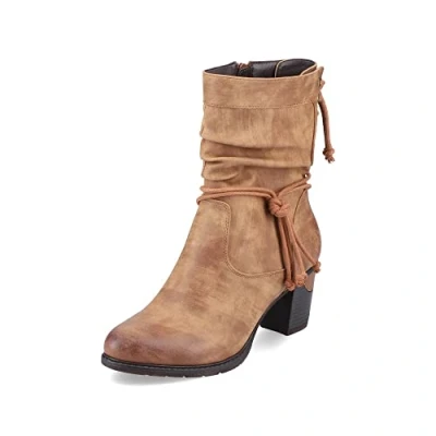 Abbildung von Rieker Stiefelette, Damen, Größe: 38, Brown Schuhe