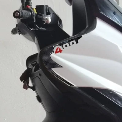 Abbildung von labelbike 2 3D Gel Aufkleber Edge Schutz kompatibel mit Kymco XCITING 400 2012 2017