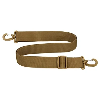Abbildung von 155cm Taschengurt, Ersatz Schultergurt für Taschen, 3,8cm Breite, Verstellbare Schulterriemen Taschenriemen Reisetasche, Sporttasche, Wolf braun