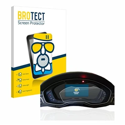 Abbildung von BROTECT Entspiegelungs Schutzglas für Audi A4 B9 2017 Virtual Cockpit Schutz Folie Panzerfolie Glas Matt [Extrem Kratzfest 9H, Anti Reflex]