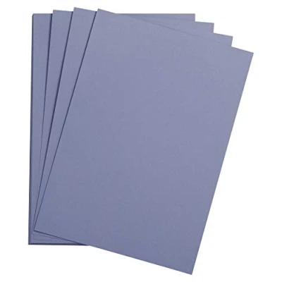 Abbildung von Clairefontaine 90798C Packung mit 25 Bogen Zeichenpapier Etival Color, DIN A3, 29,7 x 42cm, 160g, 1 Pack Lavendelblau