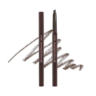 Abbildung von Etude House Drawing Eye Brow 0,25 g #1 Dunkelbraun 21AD Langanhaltender Augenbrauenstift für ein weiches und natürliches Augenbrauen Make up K beauty