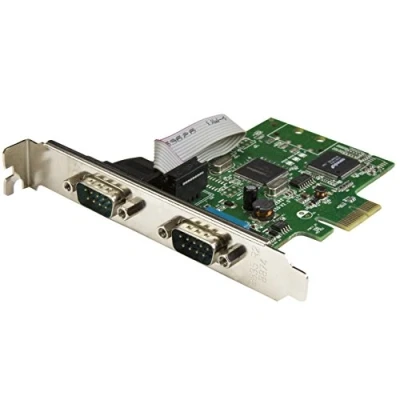 Abbildung von StarTech.com 2 Port PCI Express Seriell Karte mit 16C1050 UART RS232 PCIe Dual Channel