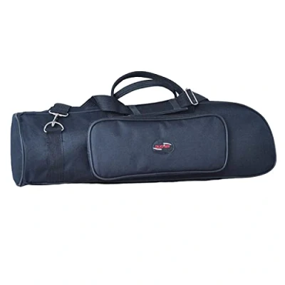 Abbildung von Leichte Oxford Tuch Trompete Gig Tasche Fall Wasser Zipper Padded Einstellbare Schulter, Schwarz