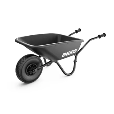 Abbildung von BERG Dempy Kinderschubkarre, Schubkarre Kinder, Belastbar bis 40kg, Robust, Langlebig &amp; Stabil, Ideal für Gartenarbeit Perfekt Outdoor Spiele, Gartenspielzeug Kinder