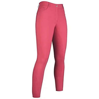 Abbildung von HKM Reithose Sunshine Silikon Besatz Rot