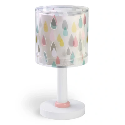 Abbildung von Dalber Kinder Tischlampe Nachttischlampe Color Rain Regenfarbe Rosa, 15 x 30 cm