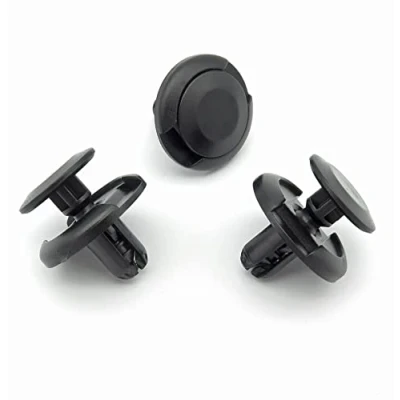 Abbildung von VVO Fasteners Schwarz Metall Clips. Motorrraumabdeckung. Kompatibel mit einigen Toyota Avensis, (Packung 10 Clips)