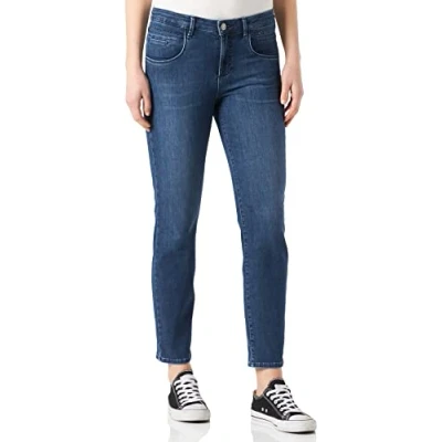 Abbildung von BRAX Style Shakira S Jeans Tapered Fit, Damen, Größe: 36xR, Used regular blue