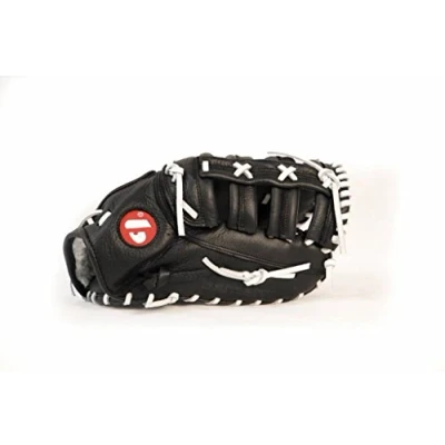 Abbildung von GL 301 REG. 12.5&#039;&#039; Leder Baseballhandschuh. Schwarz (für Rechtshänder Wurf)