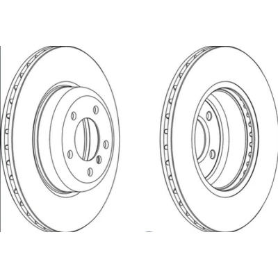 Abbildung von VAICO V20 80018 Bremsscheibe Vorderachse 348 30 5 120 Belüftet Original Qualität BMW: Z4 Roadster