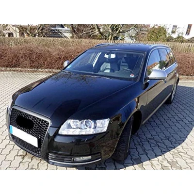 Abbildung von Waben Gitter Kühler Sport Front Rippen Grill ohne Emblem Schwarz