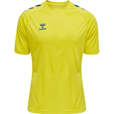 Abbildung von Hummel XK CORE POLY Tshirt print, Herren, Größe: XXL, Blazing yellow true blue