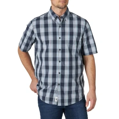 Abbildung von Wrangler Authentics Herren ZHESP3N Hemd mit Button Down Kragen, Blue Nights Plaid, X Groß