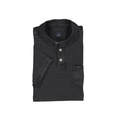 Abbildung von engbers Herren Polo Shirt meliert, 38455, Schwarz in Größe XL