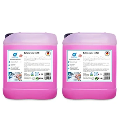 Abbildung von KaiserRein seife 2x5 L Kanister Nachfüll beutel Flüssig ohne Mineralöle, Parabene und allergieverdächtigen Duftstoffe
