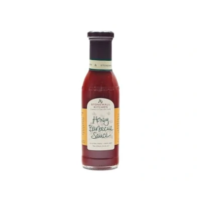 Abbildung von Stonewall Kitchen Honey Barbecue Sauce, 330 ml Leicht scharfe, süße BBQ Sauce mit Honig, ideal für Spare Ribs und Chicken Wings