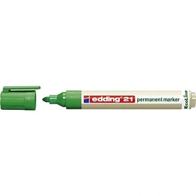 Abbildung von edding Permanentmarker 21 EcoLine nachfüllbar 1,5 3mm grün