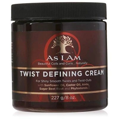 Abbildung von AS I AM Twist Defining Cream für glänzende glatte Twists und Outs 227 g