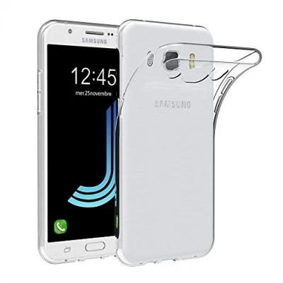 Abbildung von AICEK Samsung Galaxy J5 2016 Hülle Case, J510 5,2 Zoll Case Silikon Soft TPU Crystal Clear Premium Durchsichtig Handyhülle Schutzhülle Backcover Bumper für
