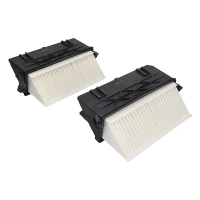 Abbildung von FILTRON AK 381/1 2x Luftfilter 97 193 306 Filtereinsatz MERCEDES BENZ: ML Klasse, E Klasse Limousine, GLE SUV