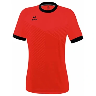 Abbildung von Erima Tshirt print, Damen, Größe: 40, Rot schwarz