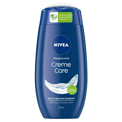 Abbildung von NIVEA Creme Care Pflegedusche (250 ml), Duschgel mit Vitaminen und wertvollen Ölen, feuchtigkeitsspendende Cremedusche mildem Duft für eine zarte Pflege