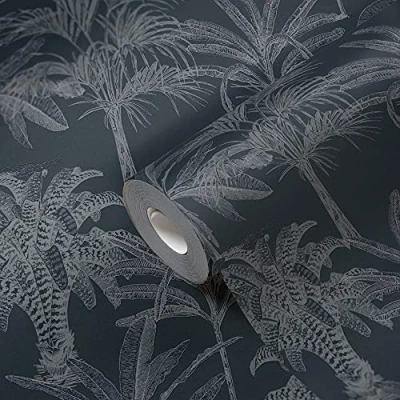 Abbildung von METROPOLIS BY MICHALSKY LIVING Vliestapete &quot;Change is good, Tropical Tale&quot;, floral botanisch tropisch, Designertapete Tapete Palmen Tapeten Wohnzimmer Schlafzimmer Küche