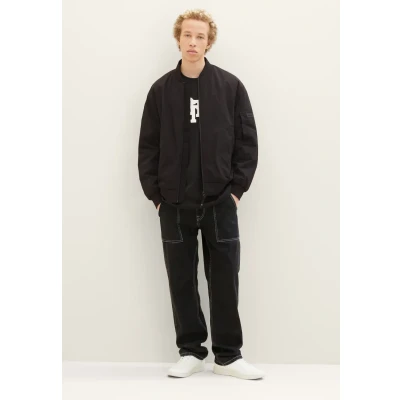 Abbildung von TOM Tailor Denim Padded Jacket Bomberjacke, Herren, Größe: XXL, Black